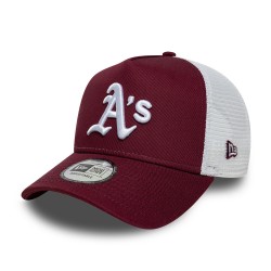 Oakland Athletics MLB League Essential Dark Red 9FORTY A-Frame Trucker New Era