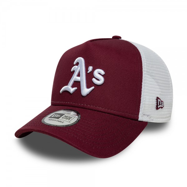 Oakland Athletics MLB League Essential Dark Red 9FORTY A-Frame Trucker New Era Oakland Athletics MLB League Essential Dark Red 9FORTY A-Frame Trucker New Era