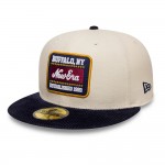 New Era Patch Cord Cream & Black 59FIFTY Fitted Cap New Era Patch Cord Cream & Black 59FIFTY Fitted Cap