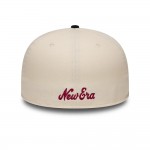 New Era Patch Cord Cream & Black 59FIFTY Fitted Cap New Era Patch Cord Cream & Black 59FIFTY Fitted Cap
