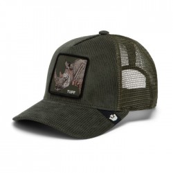 Corduroy Tuff Rhino Olive Green Trucker Cap Goorin Bros
