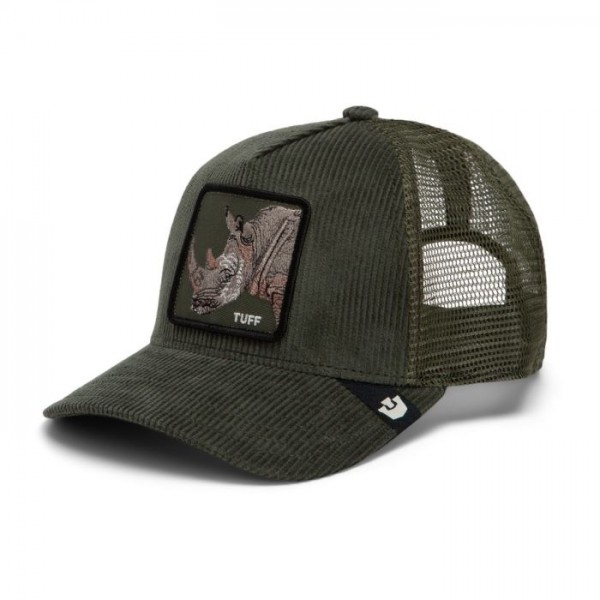 Corduroy Tuff Rhino Olive Green Trucker Cap Goorin Bros Corduroy Tuff Rhino Olive Green Trucker Cap Goorin Bros