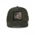 Corduroy Tuff Rhino Olive Green Trucker Cap Goorin Bros Corduroy Tuff Rhino Olive Green Trucker Cap Goorin Bros