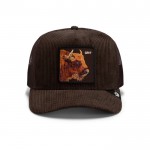 Corduroy Grit Bison Brown Trucker Cap Goorin Bros. Corduroy Grit Bison Brown Trucker Cap Goorin Bros.