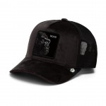 Boss Gorilla Black Velvet Trucker Cap Goorin Bros