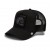 Tonal Skull Black Trucker Cap Goorin Bros
