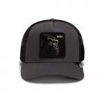 The Boss Gorilla Oil Gray Trucker Goorin Bros The Boss Gorilla Oil Gray Trucker Goorin Bros