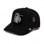 Black Out Lion Black Trucker Cap Goorin Bros
