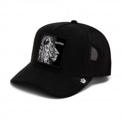 Black Out Lion Black Trucker Cap Goorin Bros