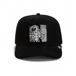 Black Out Lion Black Trucker Cap Goorin Bros