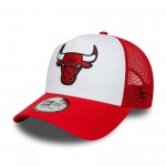 Chicago Bulls Trucker Side Patch Red White New Era