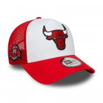 Chicago Bulls Trucker Side Patch Red White New Era