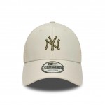 New York Yankees MLB Homefield Cream 9FORTY Trucker Adjustable Cap New York Yankees MLB Homefield Cream 9FORTY Trucker Adjustable Cap