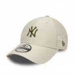 New York Yankees MLB Homefield Cream 9FORTY Trucker Adjustable Cap New York Yankees MLB Homefield Cream 9FORTY Trucker Adjustable Cap