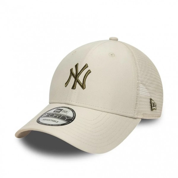 New York Yankees MLB Homefield Cream 9FORTY Trucker Adjustable Cap New York Yankees MLB Homefield Cream 9FORTY Trucker Adjustable Cap