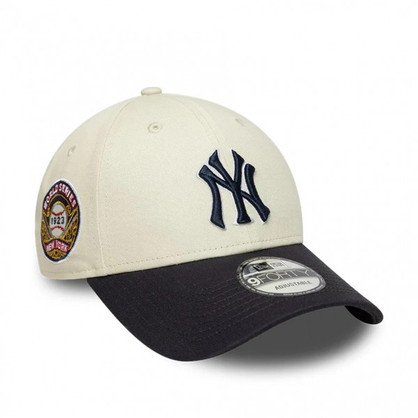 New York Yankees MLB World Series Patch Cream 9FORTY Adjustable Cap New York Yankees MLB World Series Patch Cream 9FORTY Adjustable Cap