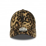 New York Yankees Womens MLB Leopard Dark Brown 9TWENTY Adjustable Cap New York Yankees Womens MLB Leopard Dark Brown 9TWENTY Adjustable Cap