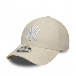 New York Yankees MLB Linen Cream 9FORTY M-Crown Adjustable Cap