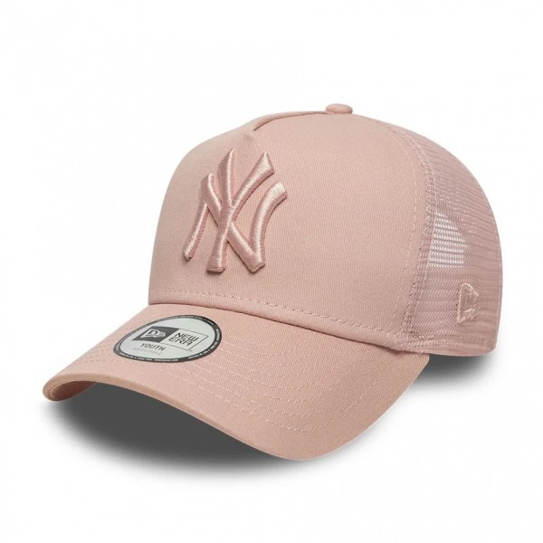 Παιδικό New York Yankees Youth MLB League Essential Pastel Pink 9FORTY A-Frame Trucker Adjustable Cap Παιδικό New York Yankees Youth MLB League Essential Pastel Pink 9FORTY A-Frame Trucker Adjustable Cap