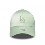 LA Dodgers Womens MLB Satin Bow Back Pastel Green 9FORTY Adjustable Cap