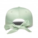 LA Dodgers Womens MLB Satin Bow Back Pastel Green 9FORTY Adjustable Cap