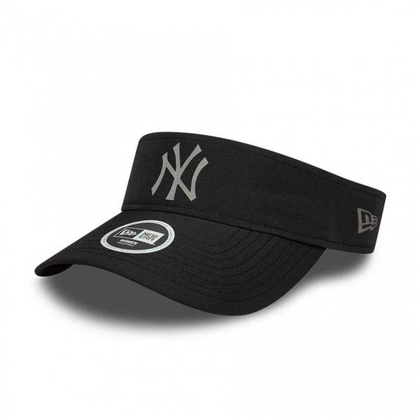 Γυναικείο New York Yankees Womens MLB Sport Black Visor Cap Γυναικείο New York Yankees Womens MLB Sport Black Visor Cap