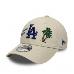 LA Dodgers MLB City Icon Light Beige 9FORTY Adjustable Cap