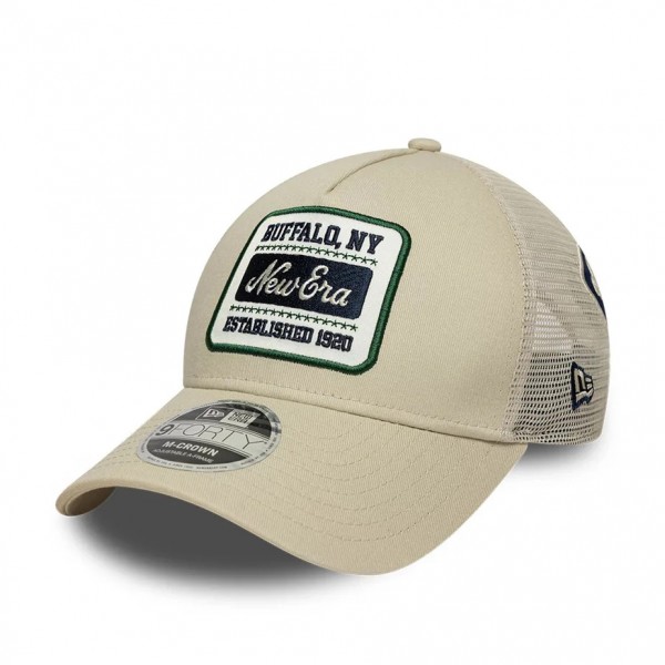 New Era Multi Patch Cream 9FORTY M-Crown A-Frame Adjustable Cap New Era Multi Patch Cream 9FORTY M-Crown A-Frame Adjustable Cap