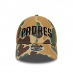 San Diego Padres MLB Wordmark Duck Camo 9FORTY M-Crown Adjustable Cap