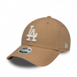 Γυναικείο LA Dodgers Womens MLB Linen Dark Beige 9FORTY Adjustable Cap