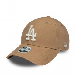 Γυναικείο LA Dodgers Womens MLB Linen Dark Beige 9FORTY Adjustable Cap
