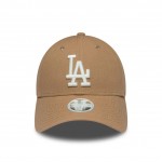 Γυναικείο LA Dodgers Womens MLB Linen Dark Beige 9FORTY Adjustable Cap