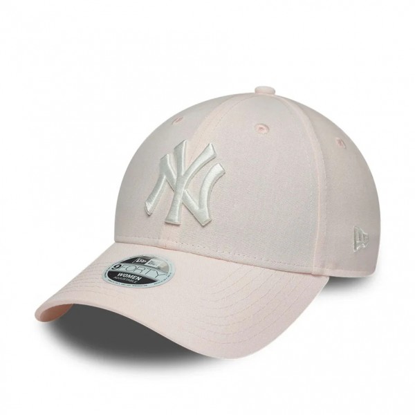 Γυναικείο New York Yankees Womens MLB Linen Pastel Pink 9FORTY Adjustable Cap