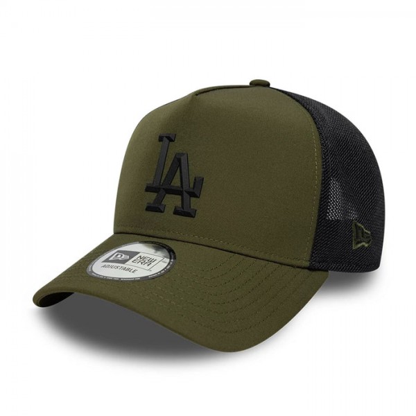 LA Dodgers MLB Sport Dark Green 9FORTY A-Frame Trucker Adjustable Cap LA Dodgers MLB Sport Dark Green 9FORTY A-Frame Trucker Adjustable Cap