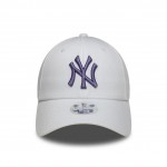 Γυναικείο New York Yankees Womens MLB League Essential White 9FORTY Adjustable Cap