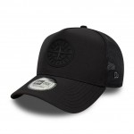 Seattle Mariners MLB Sport Black 9FORTY E-Frame Trucker Adjustable Cap Seattle Mariners MLB Sport Black 9FORTY E-Frame Trucker Adjustable Cap