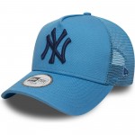 Παιδικό New York Yankees Youth MLB League Essential Pastel Blue 9FORTY A-Frame Trucker Adjustable Cap Παιδικό New York Yankees Youth MLB League Essential Pastel Blue 9FORTY A-Frame Trucker Adjustable Cap