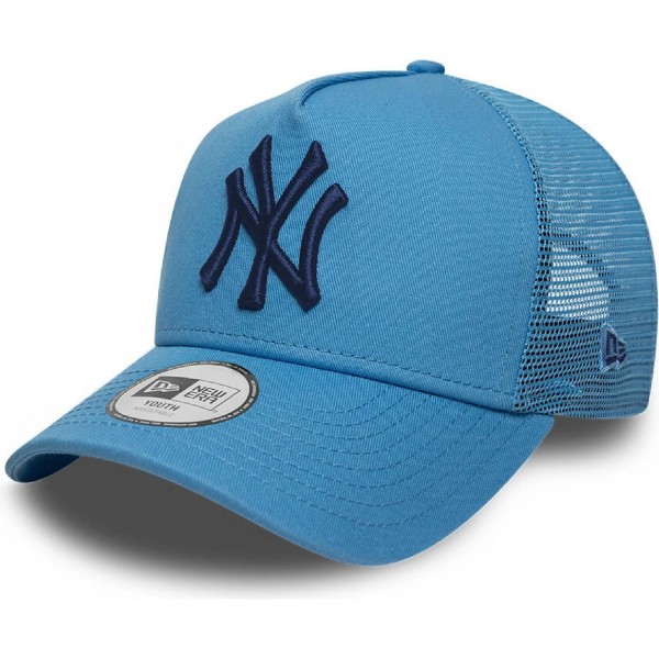 Παιδικό New York Yankees Youth MLB League Essential Pastel Blue 9FORTY A-Frame Trucker Adjustable Cap Παιδικό New York Yankees Youth MLB League Essential Pastel Blue 9FORTY A-Frame Trucker Adjustable Cap