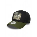 New Era Camo Patch Black 9FORTY E-Frame Adjustable Cap