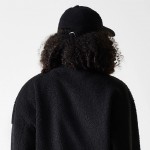 Γυναικείο LA Dodgers Womens MLB Black Oversized Sherpa Bomber Jacket Γυναικείο LA Dodgers Womens MLB Black Oversized Sherpa Bomber Jacket