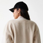 Γυναικείο New York Yankees Womens MLB Light Beige Oversized Sherpa Bomber Jacket Γυναικείο New York Yankees Womens MLB Light Beige Oversized Sherpa Bomber Jacket