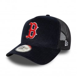 Boston Red Sox MLB Cord Navy 9FORTY A-Frame Trucker Adjustable Cap Boston Red Sox MLB Cord Navy 9FORTY A-Frame Trucker Adjustable Cap