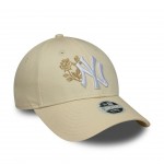 Γυναικείο New York Yankees Womens MLB Rose Cream 9FORTY Adjustable Cap
