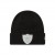 Las Vegas Raiders NFL Metallic Black Cuff Knit Beanie Hat