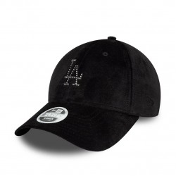  Γυναικείο ΒελούδοLA Dodgers Womens Diamante Black 9FORTY Adjustable Cap