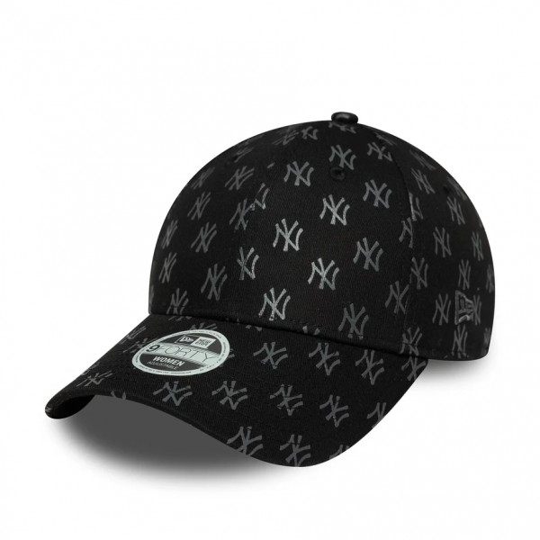 Γυναικείο New York Yankees Womens MLB Monogram Black 9FORTY Adjustable Cap Γυναικείο New York Yankees Womens MLB Monogram Black 9FORTY Adjustable Cap