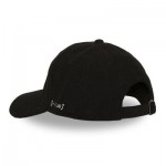 Snoopy Clip Black Corduroy Dad Cap Capslab