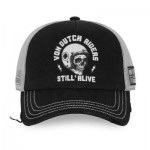 Crew Black Distressed Trucker Cap Von Dutch