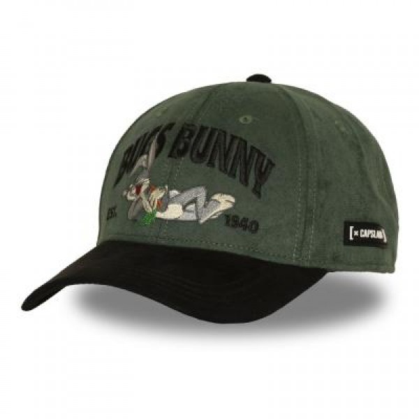 Bugs Bunny WUD Green Suede Effect Cap Capslab