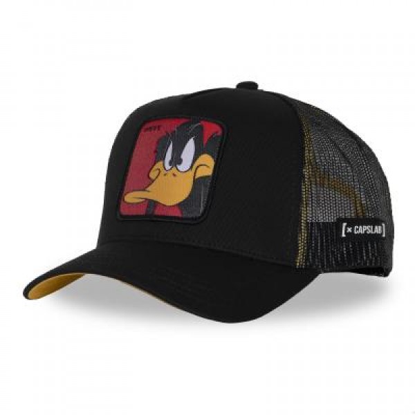 Looney Tunes Daffy Duck Black Trucker Capslab
